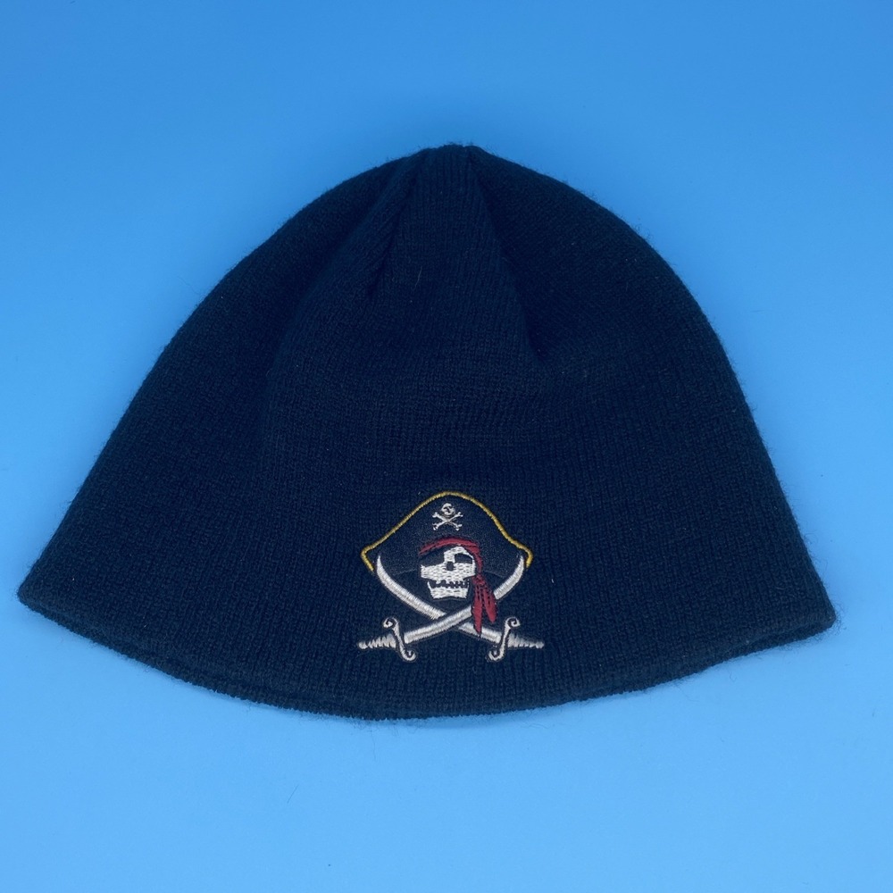 VINTAGE Disneyland Resort Unisex Beanie OS Embroidered Pirate Of The Caribbean